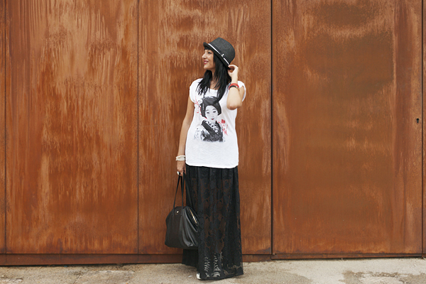 smilingischic, fashion blog, t-shirts, made in italy, Automastyle, t-shirt con geisha 