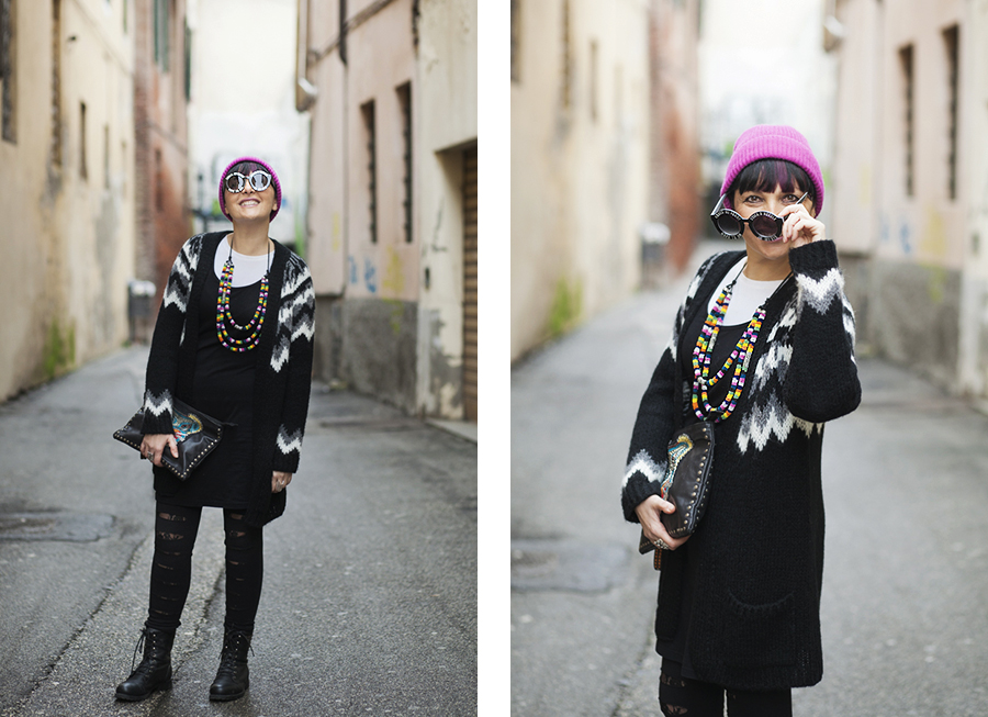 Smilingischic, fashion blog, Outfit, dettaglio occhiali, ZeroUV,  Cross my heart hope to die stick a needle in my eyes