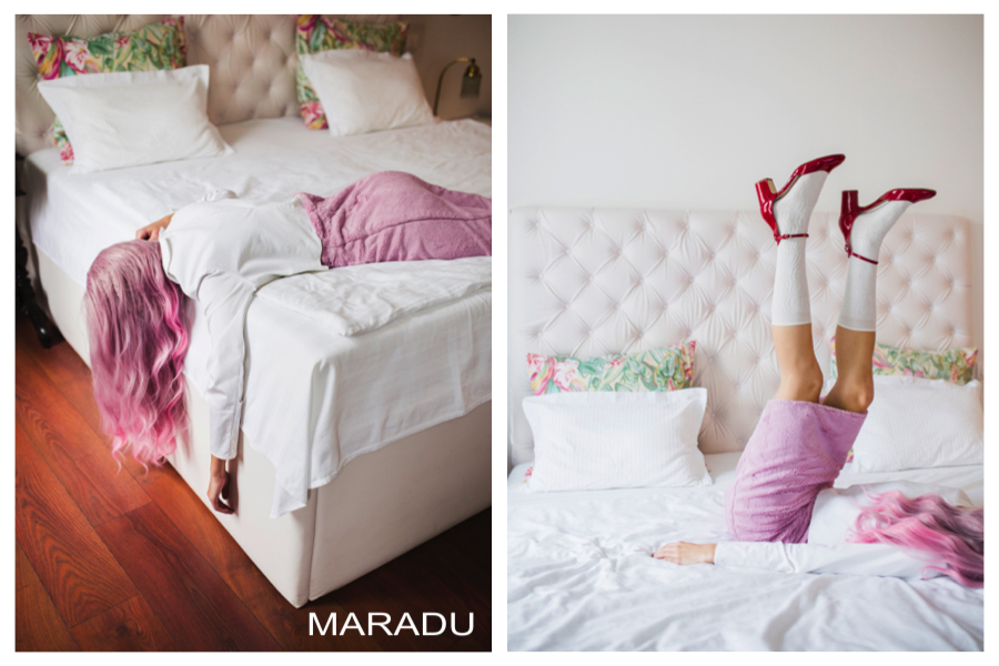 Immagini campagna Maradu, stilista emergente 