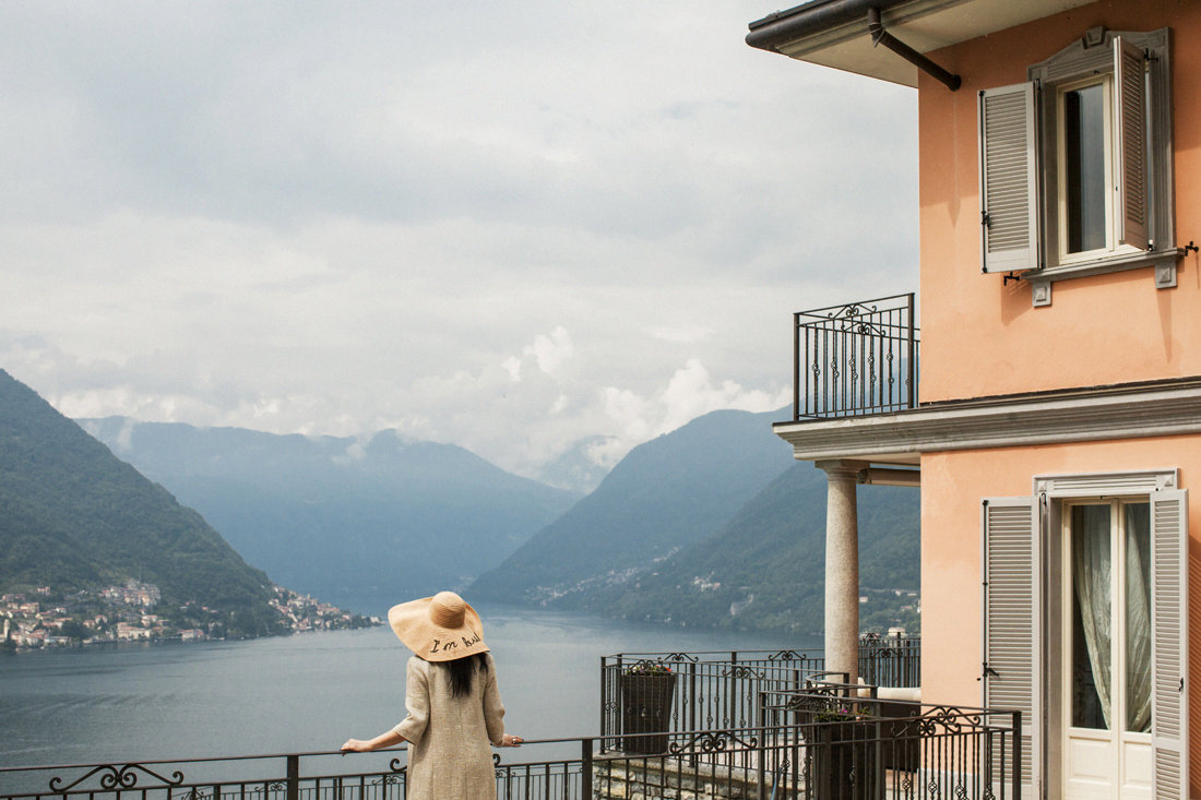 Cappello Asos I'm busy, Villa Silver, Lago di Como 
