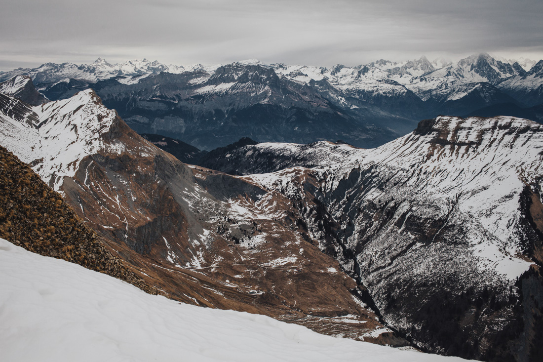 panorama invernale - La Clusaz-Alta Savoia 