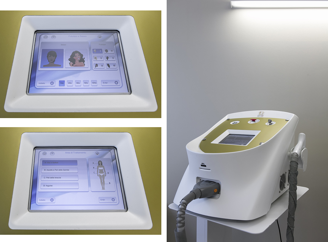 Epilazione Laser a diodo-SandraBacci-cavia contenta- centro medico martini-apparecchiatura medicale